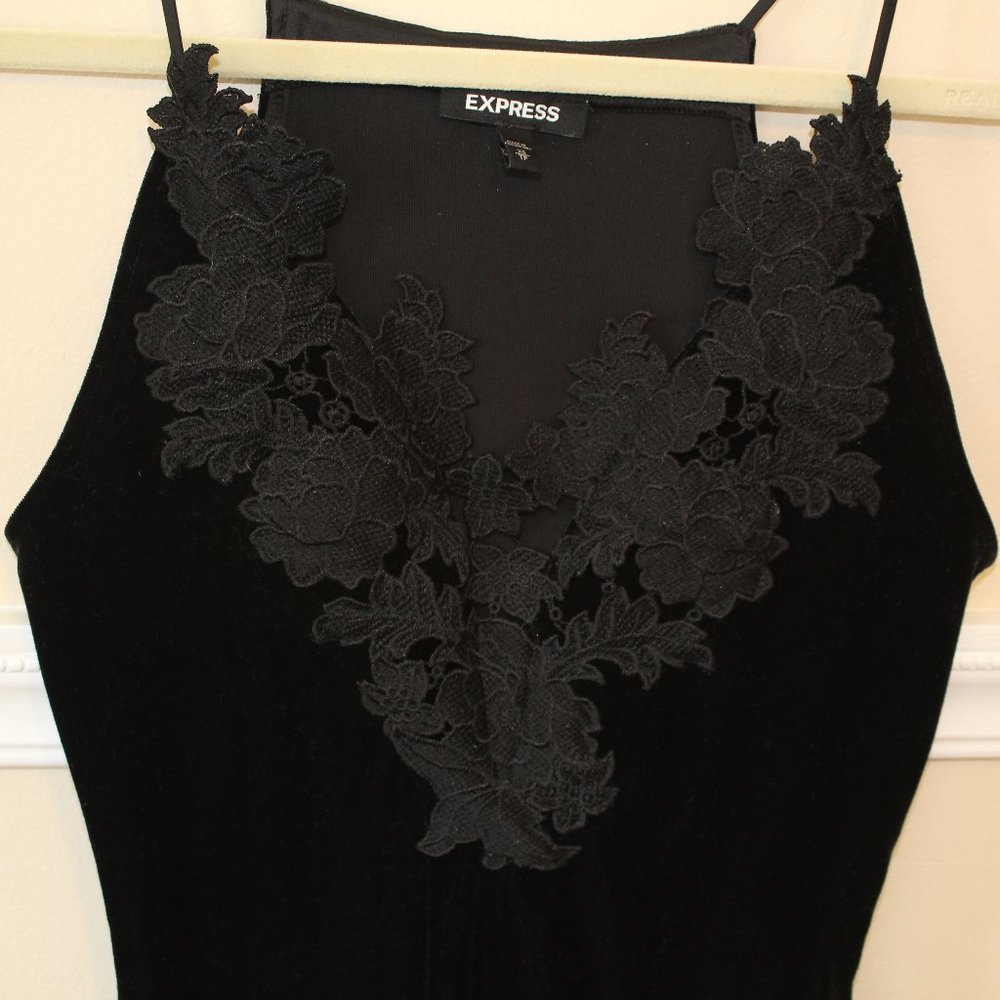 Black Lace Express Bodysuit XS